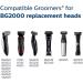 BG2000 Replacement Trimmer/Foil for Bodygroom BG7040 BG7030 BG5025 BG2039 - Buy Online on GoSupps.com