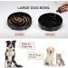 JASGOOD Large Dogs Slow Feeder Bowl - Anti-Gulping Pet Food Dish for Healthy Feeding - Stop Bloat & Choking - Black - Buy Online on GoSupps.com