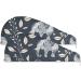 Super Absorbent Elephant Handrawn Hair Towel 2 Pack - Quick Dry Hair Turbans with Button Twist for Women & Girls - Buy Online on GoSupps.com
