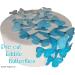 Pre-Cut Blue Butterflies | Edible Rice Wafers for Cakes Cupcakes & Celebrations | Wedding Birthday & Baby Shower Decorations - Buy Online on GoSupps.com