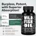 Wild Foods Omega 3 Fish Oil Supplement, 120 Capsules (1 pk) | Wild Caught, Burpless, Odorless, Non-GMO, Gluten Free | DPA, DHA, EPA Triple Strength Heart & Joint Nutrition for Women & Men 120 Count (Pack of 1) - Buy Online on GoSupps.com