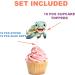10 PCS Party Sea Turtles Cupcake Toppers - Add a Splash of Ocean Magic to Your Treats! Sea Turtles 1 - Buy Online on GoSupps.com