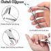 4 Pcs Cuticle Trimmer Set - Nail Cuticle Pusher, Cutter, Nipper, Clipper, Dead Skin Remover - Manicure Pedicure Tools for Fingernails and Toenails - Buy Online on GoSupps.com