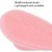 Silicone Face Brush - Deep Cleaning Portable Multifunctional Soft Facial Cleansing Brush for Baby Shower - Pink - Buy Online on GoSupps.com