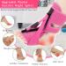 Valman Professional Plantar Fasciitis Night Splint - Comfortable Foot Brace for Heel Spurs & Flat Feet - Relief & Support - International Shipping Available (Pink - Buy Online on GoSupps.com