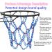 Heavy Duty Resin Basketball Net Replacement - Anti-Rust Indoor/Outdoor - Standard 12-Ring Hoop - Blue - Buy Online on GoSupps.com