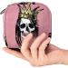Skull Period Pouch: Portable Tampon Storage Bag - Organize Sanitary Napkins & Tampons - Perfect First Period Gift for Teen Girls - Multicoloured - Buy Online on GoSupps.com