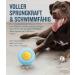 Outward Hound Planet Dog Orbee-Tuff Nooks - Yellow Smiley Snack Toy for Dogs | International Shipping - Buy Online on GoSupps.com