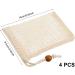Eco-Friendly Aklamater 4-Piece Cotton Soap Bags | 100% Bio Cotton | Perfect for Hair Soap & Solid Shower Gel - Buy Online on GoSupps.com