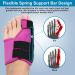 Hallux Valgus Correction Rail - Relief for Large Toe Pain Align Toes Big Toe Protection for Men & Women (Rose Red Left) - Buy Online on GoSupps.com