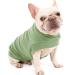 Docio dog sweater - soft and warm t -shirt dog spring clothes coat cat sweater for small dogs cats green s s (1 Pack) green