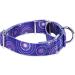 Dazzber Martingale Collars for Dogs - Adjustable Heavy Duty Soft Glatted for Large & Small Dogs - 2.5cm Wide Royal Blue - Buy Online on GoSupps.com