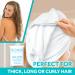 Extra Large Microfiber Hair Towel - 42 x 22 - Anti-Frizz & Fast Drying for Long, Curly, or Thick Hair - Buy Online on GoSupps.com