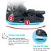 Medical Inflatable Air Cam Walker Boot for Foot Pain Recovery - Black (Medium) - Buy Online on GoSupps.com