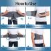 Lumbar Support Belt for Men and Women | 12 Stays, Extra-Wide Adjustable Back Brace for Lower Back Pain Relief | Large Size 39.3-51.1 inch | Pack of 1 - Buy Online on GoSupps.com