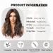 Long Brown Curly Wig for Women with Light Brown Highlights | Synthetic Hair - Buy Online on GoSupps.com