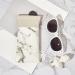 Facynde Water-Repellent Sunglasses Case | Marble PU Leather Squeeze Top Bag for Men & Women - Soft Glasses Case in White - Buy Online on GoSupps.com