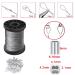 Picture Hanging Wire 1.5mm Up to 150lbs 100Feet(30.5M) Stainless Steel Wire Spool with 40Pcs Aluminum Crimping Loop Sleeve Heavy Hanging Kit for Photo Frame Picture Artwork Mirror String Light Hanging - Buy Online on GoSupps.com