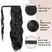 FAELBATY Hair Extensions Ponytail Synthetic Magic Paste Wrap Around Ponytail Long Curly Wave Heat Resistant Clip in Ponytail Hair Extensions for Women(20Inch 4#) ponytail-4# - Buy Online on GoSupps.com