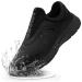 LARNMERN Non Slip Work Shoes for Mens Fashion Walking Sneakers Kitchen Chef Shoe Waterproof Food Service Restaurant Slip Resistant Comfortable Leather Athletic 10.5 Black58