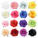 16 Pack Handmade Rose Flower Hair Bow Garland Elastic Hair Ties for Women - Buy Online on GoSupps.com
