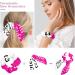 6 Pieces Bow Knot Hair Scrunchies Soft Scarf Hair Ties Scrunchies Ponytail Holder with Bows Pink Flamingos Green Forest Leaves Hair Scrunchy Accessories Ropes for Women Multi-colored 11 - Buy Online on GoSupps.com