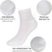 MD FootThera 6 Pairs Non-Binding Heated Thermal Diabetic Socks | Loose Fit Cushion Sole | Circulatory Ankle Socks | White 13-15 - Buy Online on GoSupps.com