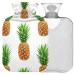 Naanle tropical golden pineapple heat bottle with reference transparent hot water bottle 1l heat bottle for bed handfoot heat pain relief heat and cold therapy
