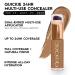 Urban Decay Quickie 24HR Full Coverage Concealer 40WY - Waterproof, Vegan & Cruelty-Free - Hydrating Formula with Vitamin E - Natural Finish | Dual-Ended Brush Included - Buy Online on GoSupps.com