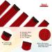 12 Piece Colored Hair Extensions - 21 Inch Clip-In Highlights for Kids & Women | Smooth Long Strands in Red & Vibrant Shades - Buy Online on GoSupps.com