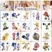 Sonic Temporary Tattoo Stickers for Kids - 60PC Birthday Party Supplies, Fake Tattoos for Sonic Party Favors and Decorations - Buy Online on GoSupps.com