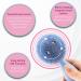 Glowsavy Silicone Cleansing Brush - 4 Speeds, Waterproof & USB Rechargeable - Pink Facial Spa Machine for Makeup Skincare Removal - Buy Online on GoSupps.com