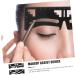 MAGICLULU 10 Pcs Eyebrow Ruler Female Eyebrow Makeup Stencil Makeup Tools Eyebrows Shaper Card Balance - Buy Online on GoSupps.com