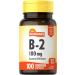 Sundance Vitamin B-2 | 100mg | 100 Capsules | Essential Vitamin Supplement | Non-GMO and Gluten Free Formula