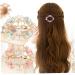 FRCOLOR Hairwear Jewelry Barrette Vintage Bridal Hairpin Bridal Headpiece Wedding Headpiece for Bride Hairpins French Clip Hair Claw Clips Spring Clips Pink Small and Fresh Girl Top Clip - Buy Online on GoSupps.com