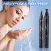 Winged Eyeliner Stamp Set - Dual Ended Waterproof Liquid Pen for Long Lasting Cat Eye Flick - Smudge Proof Vamp Style - 2 Sizes Included - Buy Online on GoSupps.com