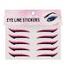 Autocollants Eyeliner Pour Femmes - D calque Fard Paupi res Femme Adh sif Tenue Longue Bandes Pour Sorties Danse Voyage Sc ne M res Rose