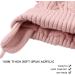 XIAOHAWANG Warm Kids Beanie with Pompom | Winter Knitted Baby Hat for Boys and Girls 6-24 Months | Skin Pink - Buy Online on GoSupps.com