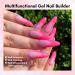 Makartt Poly Nail Gel 50ML Soft Pink Builder for Nail Extension Strengthener 3D Trendy Nail Art Design Manicure Home DIY Salon - Fondant Pink - Buy Online on GoSupps.com