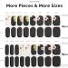 NAILOG Semi Cured Gel Nail Strips 34 pcs Salon-Quality Gel Nail Stickers Long Lasting Nail Wraps for Women with Soft Gel Finish Animal Print Geisha - Buy Online on GoSupps.com