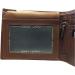 BMF Men's Original Bi-fold Embroidered Brown Genuine Leather Wallet - Tall Version in Brown - Buy Online on GoSupps.com
