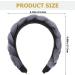Braid Headband Hair Bands for Braids Elastic Braided Headbands for Women Knotted Headband for Women Black Headbands for Women Plush Velvet Wig Fabric gray - Buy Online on GoSupps.com