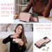 Buy Soonic Leather Cover for Samsung Galaxy A54 5G - Pink Magnetic Wallet Case with Zipper Card Slots Coin Compartment & Stand - Buy Online on GoSupps.com