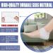 Silicone Heel Cups (8PCS) for Heel Pain Relief & Protection - Breathable Cushion for Plantar Fasciitis, Tendonitis, Spurs, & Cracked Heels - Unisex Heel Protectors - Buy Online on GoSupps.com