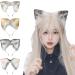 amangul Cosplay Ear Headband Woman Students Carnivals Anime Character Hairband Ear Headbands Plush Christmas Hair Hoop(White Powder) - Buy Online on GoSupps.com