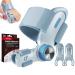 Tech Love Bunion Corrector for Women Adjustable Knob Double Correction Separator for Big Toe Bunion Splints Toe Straightener for Men with Silicone Pad Comfortable Effective 1PCS Gulf Blue