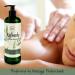 Refresh Massage Oil with Eucalyptus & Peppermint Essential Oils - All Natural Muscle Relaxer for Full Body Massage - Nut Free Formula 16oz (1 Pack) - Buy Online on GoSupps.com