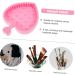 DRESSOOS Makeup Brush Cleaning Pad Foldable Brush Cleaner Mat Makeup Brush Cleaner Mat Makeup Supply Grooming Glove Brush Cleaners Dryer Cleaner Beauty Silica Gel Make up Tool Pink 12x9cm Pink - Buy Online on GoSupps.com