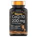 CoQ10 200mg - 150 Capsules with Black Pepper Extract | 5 Month Supply! | Powerful Free Radical Fighting Antioxidant | Max Absorption Rapid Release Capsules | Coenzyme Q-10 200 mg