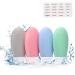 Travel Bottles 3.4 oz TSA Approved Silicone BPA Free Refillable Squeeze Accessories Containers with Labels for Toiletries Shampoo Lotion Cosmetic Conditioner,Travel Size Bottles(4 Pack Mix Color)
